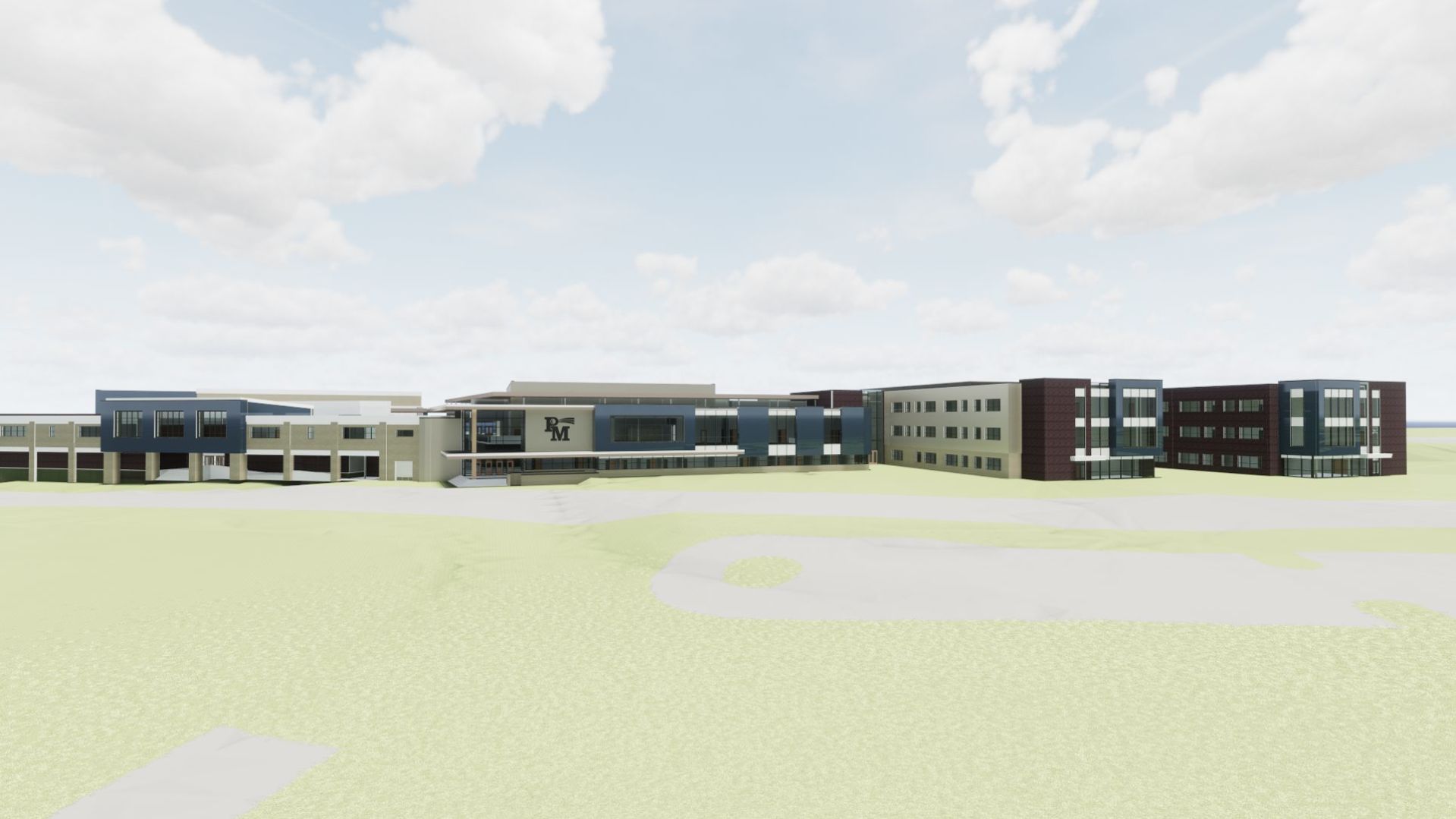 Penn Manor High School rendering